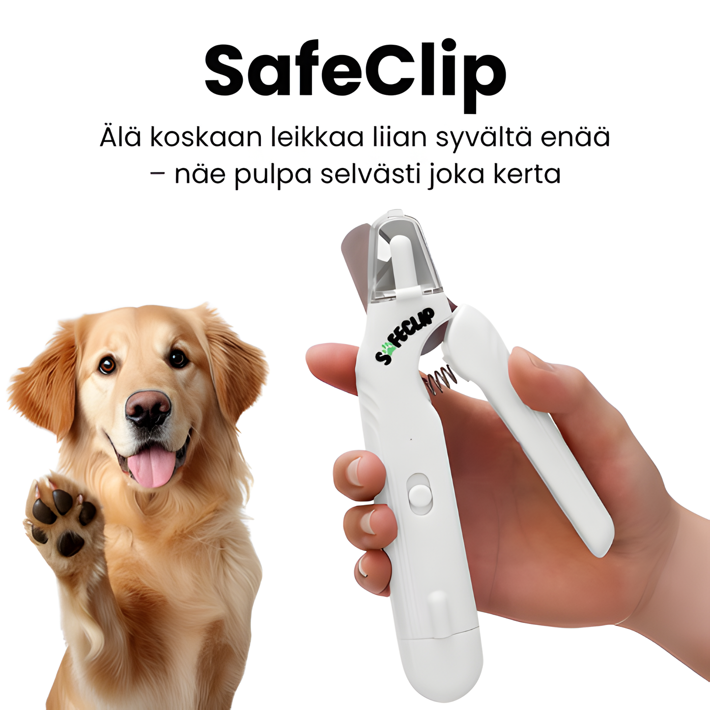SafeClip – Leikkaa kynnet ilman riskiä tai stressiä